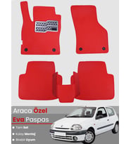 RENAULT CLİO 2 (1998-2004) Uyumlu EVA Paspas Tam Set–Araca Özel,Oto Paspas