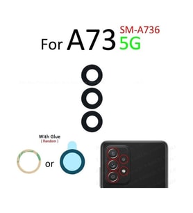 Samsung Galaxy A73 (4g) Arka Kamera Camı Lens Yapışkanlı