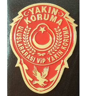 YAKIN KORUMA CÜZDAN ROZETİ (METAL)-SATIN/AL,YAKIN KORUMA KIMLIK KARTLI PERSONELE SATILIR.-SIVILE SATILMAZ