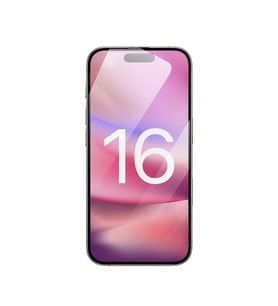 Apple iPhone 16 Plus Uyumlu Zore EKS Cam Ekran Koruyucu (Siyah)