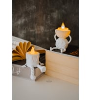 Susuwatari Kömür Cücesi Away Anime Articulated Tea light Dekor Hediyelik