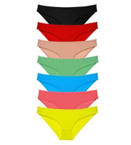 Mulvxbrf Brf02 7 Adet Süper Eko Set Likralı Kadın Slip Külot  (Mulvix)