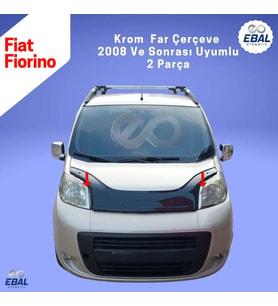 Fiat Fiorino Krom Far Çerçevesi 2 parça 2008 ve üzeri P.Çelik