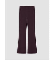 LCW Comfort Bordo Beli Lastikli İspanyol Paça Kadın Pantolon