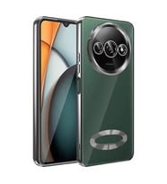 Xiaomi Redmi A3 4G 2024 Uyumlu Kılıf Silikon Kamera Korumalı Renkli Şeritli Logo Gösteren Zore Omega Kapak