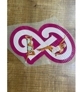 24X14 CM ÜTÜ İLE YAPIŞAN BARBY BEBEK TRANSFER BASKI ARMA