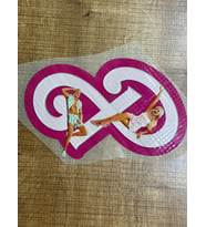 24X14 CM ÜTÜ İLE YAPIŞAN BARBY BEBEK TRANSFER BASKI ARMA
