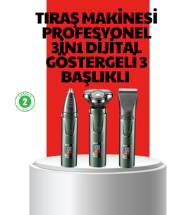 Hassas Bölgeler İçin Çok Fonksiyonlu Tıraş Makinesi