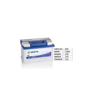 Varta Blue Dynamic E43 Alçak 12 V 72 Ah 680 CCA Akü (Karışık)