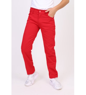Erkek Çocuk Denim Pantolon (Kırmızı)