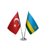 Rwanda İkili Masa Bayrağı