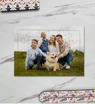 Kişiye Özel Fotoğraf Baskılı Ayaklı Puzzle Yapboz - 24 Parça (21x15cm)