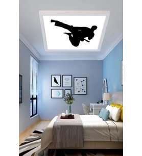 Yeni Nesil Karete Kit Tasarım Avize 60cm X 60cm 60watt,beyaz Işık, Led Modern Avize,