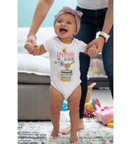 Teyzesinin Bal Böcüğü Desenli Kısa Kol