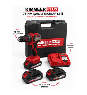 21V Brushless Şarjlı Darbeli Matkap