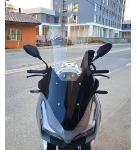 MOTOCAM Kral Arneb 150 Ön Cam 2023-2026 Model 78cm Şeffaf Renkli 4mm UZUN