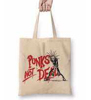 Punks Not Dead Bez Çanta Uzun Saplı