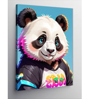 Kanvas Tablo Sevimli Panda