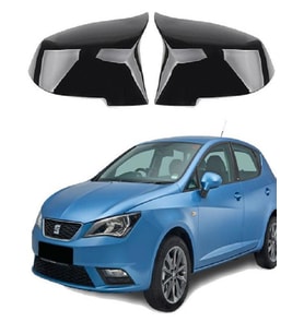 Seat İbiza 08-17 Araca Özel Batman Yarasa Ayna Kapağı Pianoblack