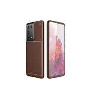Samsung Galaxy S21 Ultra Uyumlu Kılıf Zore Negro Silikon Kapak (Kahverengi)