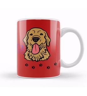 Funny Dog Lover Gift For   Men Kupa Bardak Porselen