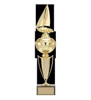 ODAK KUPA - Figürlü Kupalar - Yelken Figürlü Kupalar FG-067 A - 49 cm