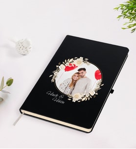 Kendin Tasarla Cilt Bezi Kapaklı Defter-2 (Siyah)