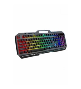 Mey İthalat® Işıklı Q Klavye Mouse Seti Siyah Gaming Klavye
