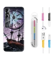 Tecno Spark 6 6 Go 8C 8 Pro 7 7 Pro Kılıf Kablo Koruma Spiral Silikon Time 1749
