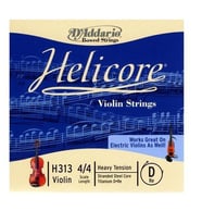 D'Addario H313H Helicore Tek Keman Re (D) Teli (4/4 - Heavy)  Maksimum Projeksiyon Güçlü Gövde Yapısı ve Uzun Ömürlü Çelik Çekirdek