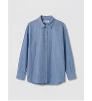 LCW EVERYDAY İndigo Oversize Kadın Jean Gömlek
