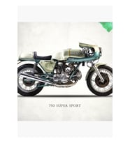 750ss 1974 Tablo Ahşap Poster Dekoratif