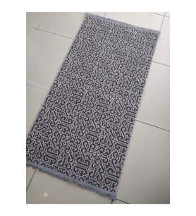 GABARDİN HALI DECORA 0108 GRİ BEJ KAYMAZ HALI 80X150 CM