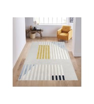 Rovigo Home Dijital Baskı Yıkanabilir Kaymaz Taban Salon Halısı RVG0611 (Gri)