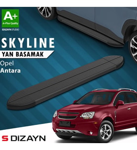 S-Dizayn Opel Antara Skyline Siyah Yan Basamak 183 Cm 2006-2015 A+ Kalite