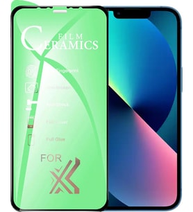 Apple Uyumlu   iPhone 13 Ekran Koruyucu 9d Seramik Nano Kırılmaz Cam Kavisli