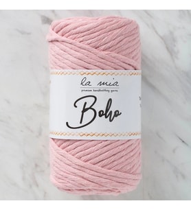 La Mia Boho Açık Pembe Büküm Makrome İpi - L185 - 33998
