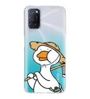 Oppo A52/A72/A92 Uyumlu Ördek Desenli Şeffaf Telefon Kılıfı