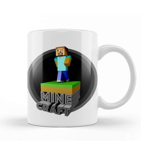 Minecraft Kupa Bardak Porselen
