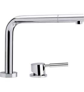 Franke ACTIVE WINDOW DOCCİA Yüksekliği Ayarlanabilir Spiralli Armatür (Krom)