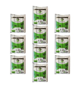 Doğanpack Şeffaf Naylon 1 lik 20x30 Cm. Bakkaliye Poşeti Torbası - 10 Kg. - 10 Paket
