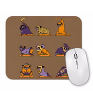 Pug  Yoga Köpek Mouse Pad