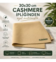 Lexroo Yüksek Kaliteli Kaşmir İpliğinden Üretilmiş Temizleme Bezi, Mikrofiber Malzeme, Ekranlar