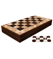 Gifthome Klasik Ashwood Tavla (Çok Renkli)