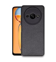 Xiaomi Redmi A3 4g Kılıf Aras Deri Kapak - Siyah