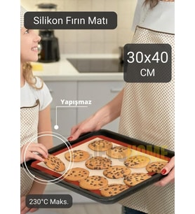 Silikon Mat Silpat Pişirici Mat Fırın Matı 40*30 cm
