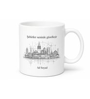 Mimarlar Günü Hediye Şehrin Mimarı Estetik Baskılı Porselen Kupa Bardak
