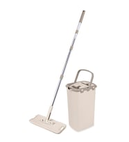 Omnisoft FLR F400 Eko Sihirli Tablet Mop Temizlik Seti Krem