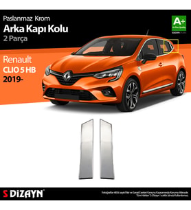 Renault Clio 5 Krom Kapı Kolu Arka 2 Prç. 2019 2020 2021 2022 2023 2024 2025
