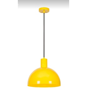 Retro Metal Sarı Dekoratif Kafe Mutfak Sarkıt Avize Çap.30 cm